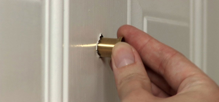 peephole door repair in Palmetto Bay